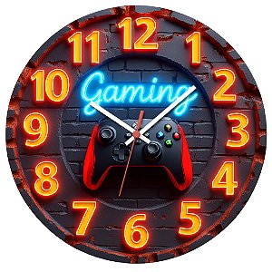 Relógio de Parede Gaming