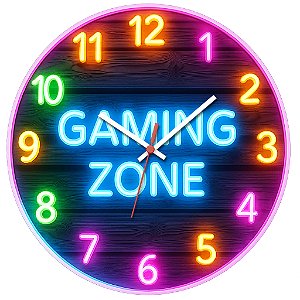 Relógio de Parede Gaming Zone