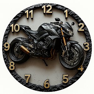 Relógio de Parede Veículos Moto Corrida