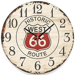 Relógio de Parede Veículos West Rote