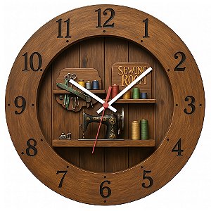 Relógio de Parede Profissão Costura