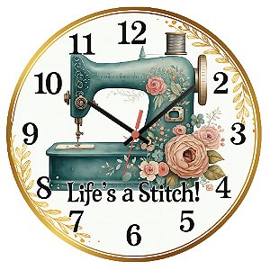 Relógio de Parede Profissão Costura