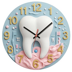 Relógio de Parede Profissão Dentista