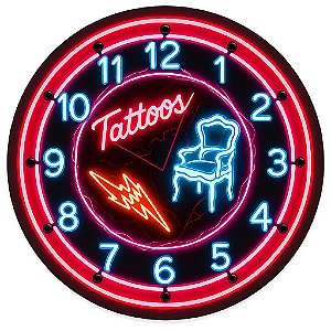 Relógio de Parede Profissão Tatuador