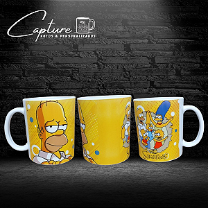 Copo de Polímero Personalizado - Os Simpsons