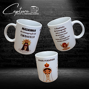 Caneca Madrinha de Batizado Personalizada