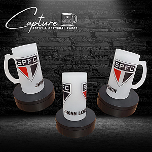 Caneca de Chopp Personalizada - São Paulo + NOME