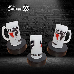 Caneca de Chopp Personalizada - São Paulo + NOME