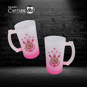 Caneca de Chopp Rosa Corinthians