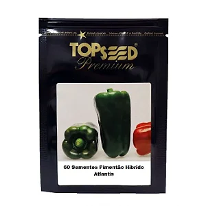 Sementes De Pimentão Hibrido Atlantis 60 unidades