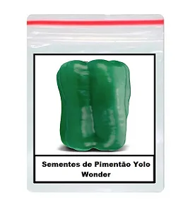 Sementes de Pimentão Yolo Wonder 150 unidades