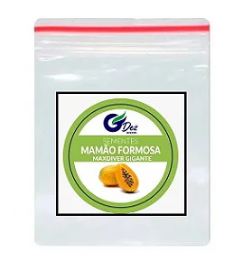 Sementes de Mamão Formosa Maxdiver Gigante - 100 Unidades