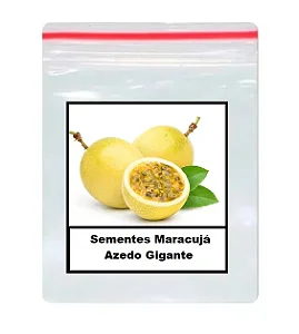 Sementes de Maracujá Azedo Gigante - 100 Unidades