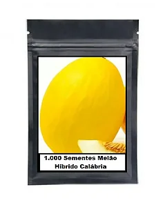 Sementes de Melão Híbrido Calábria - 1.000 Unidades