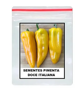 50 Sementes de Pimenta Doce Italiana