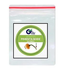 Sementes De Pimenta Bode Amarela 100 unidades