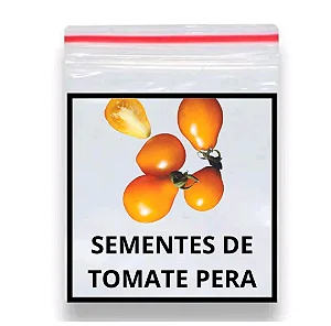 Sementes De Tomate Pêra Amarelo 300 unidades