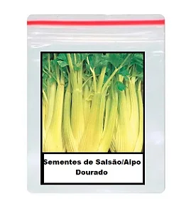 Sementes de Salsão/Aipo Dourado 800 unidades