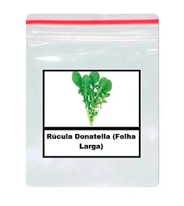 Sementes de Rúcula Folha Larga 80 unidades