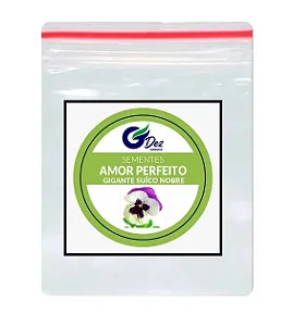 Sementes Amor Perfeito Gigante Suíço Neve 70 unidades