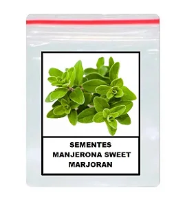 Sementes de Manjerona Sweet Marjoram – 70 Unidades
