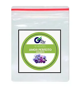 Sementes de Amor Perfeito Gigante Suiço Sortidos 70 unidades