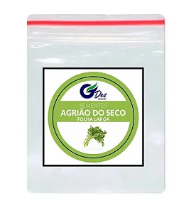 Sementes De Agrião Do Seco Folha Larga 400 unidades