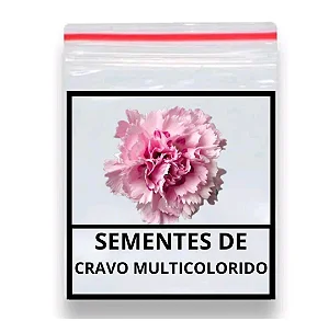 Sementes De Cravo Chabaud Dobrado Rosa 40 unidades