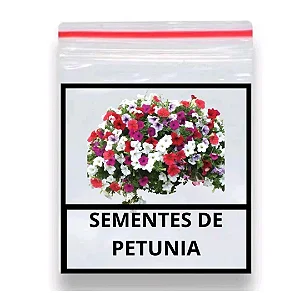 Sementes De Petúnia Gigante 300 unidades