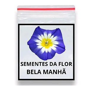 Sementes de Bela Manhã Gigante Tricolor 30 unidades