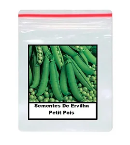 Sementes De Ervilha Petit Pois 100 unidades