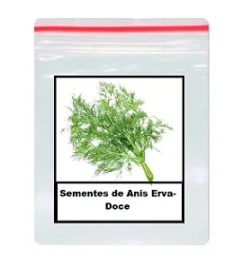 Sementes de Anis Erva-Doce 200 unidades