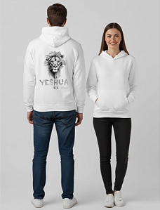 MOLETOM YESHUA ELE REINA - BLACK AND WHITE