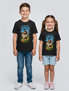 CAMISETA INFANTIL - JESUS SEMPRE VENCE