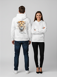 MOLETOM - JESUS VIVE - JESUS REINA