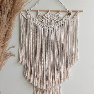 Painel de macrame decoração boho