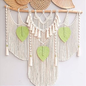 Painel Lyon Macramê no Galho