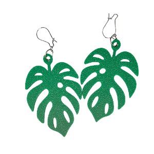 Brinco Folha Monstera