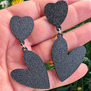 Brinco Cascata em Formato de Coração