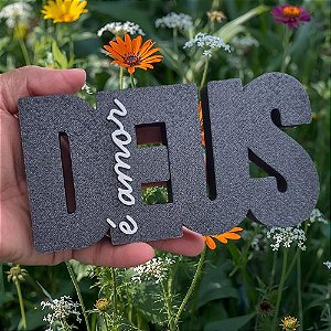 Decoração Bíblica - Deus é Amor