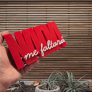 Decoração Bíblica -  Nada me Faltará