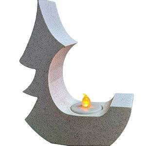 Árvore de Natal de Encaixe para Vela Artificial