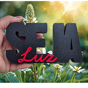 Decoração Bíblica - Seja Luz