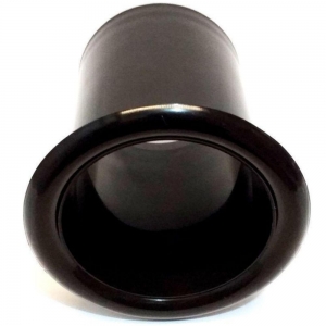 Duto 3'' Para Caixa de Som Acústica Automotivo Aero Duto Preto