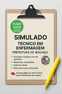 🧮 Simulado para Técnico em Enfermagem – Prefeitura de Biguaçu