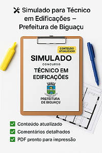 🏗️ Simulado para Técnico em Edificações – Prefeitura de Biguaçu
