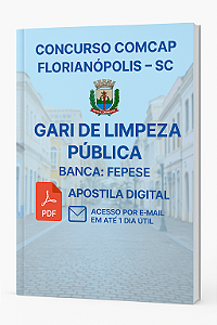Apostila COMCAP Florianópolis 2025 – Gari de Limpeza Pública