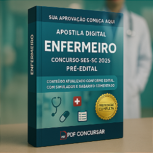 Apostila Digital Enfermeiro - Concurso SES-SC 2025
