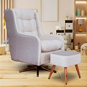 Poltrona Dory + Puff Maju