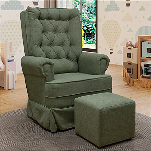 Poltrona Elisa + Puff Simples